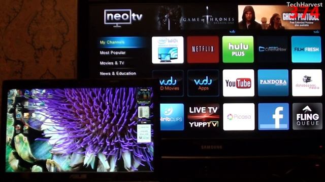 WiDi (Wireless Display) On The Netgear NeoTV Pro Streaming Player (NTV200S) смотреть онлайн