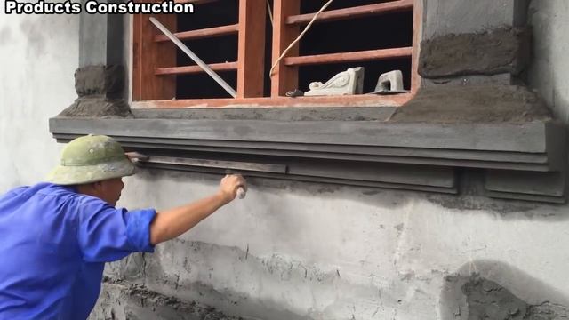 Smart Construction Sand And Cement On The Window - Simple Design For The Foot Your Window смотреть онлайн