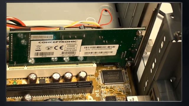 La Tarjeta de Red. Insertar una tarjeta de red pci gigabit. смотреть онлайн