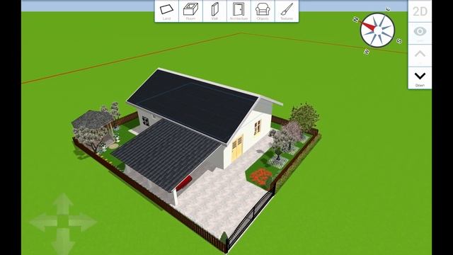 Ep.7 ออกแบบบ้านใน Home design 3D (ทำหลังคาที่จอดรถ) #Homedesign3D #Home3D #ออกแบบบ้าน #แอพออกแบบบ้า смотреть онлайн