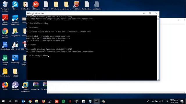 PSEXEC - Ejecutar comandos en un equipo remoto! смотреть онлайн