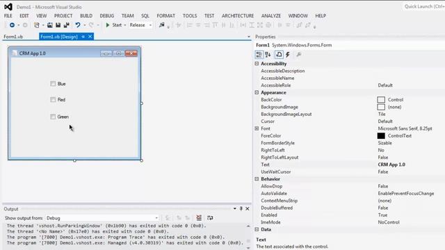 Visual Basic .Net CheckBox Control смотреть онлайн
