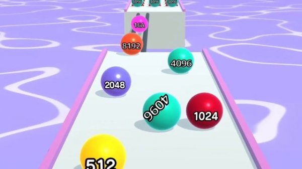 Ball Run 2048 Merge Balls up to 62,000,000,000 - Android, iOS Gameplay