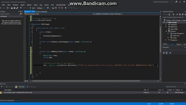 [C#/C++] - MAC Changer - Windows Forms App смотреть онлайн