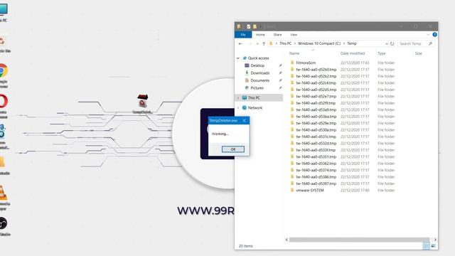 How to Delete All TEMP Files in Windows in one Click смотреть онлайн