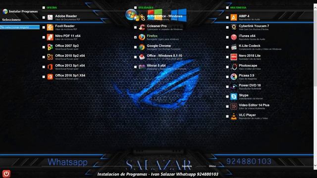 WPI 2019 Después de Formatear Win 7 - 8.1 - 10 [ 32 - 64 Bits ] смотреть онлайн