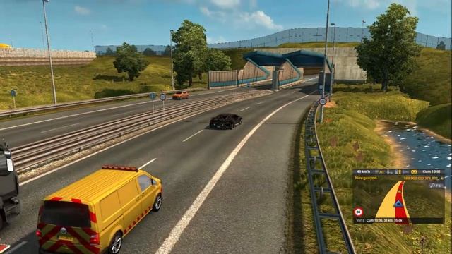 ETS2-LAMBORGHINI AVENTADOR ARABA MODU🚗 [1.31]#25 смотреть онлайн