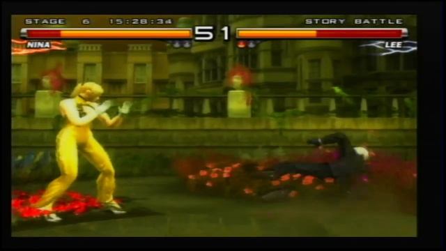 Tekken 5 l PS2 l - Nina Williams gets a*s kicked смотреть онлайн