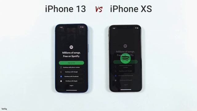 iPhone 13 vs iPhone XS | SPEED TEST смотреть онлайн