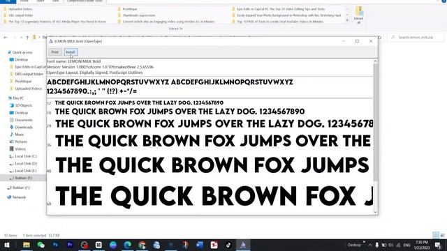 How to Import UPPERCASE Custom Fonts to CapCut PC смотреть онлайн