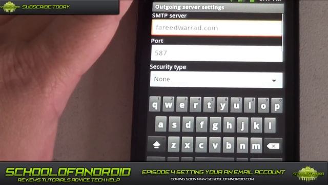 School of Android: Setting Up Your Email Account смотреть онлайн