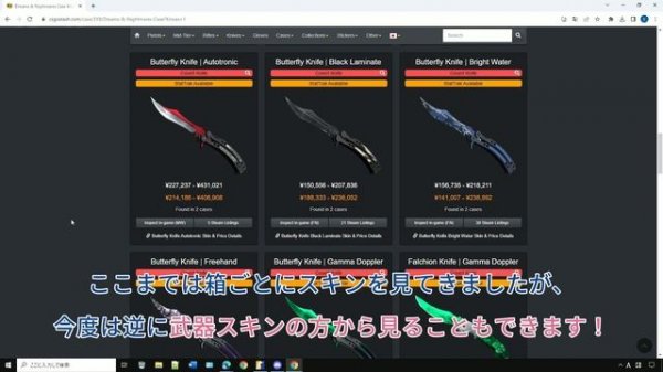【スキン】CS2のスキンの仕組みを解説します - すべてのスキン一覧を見る方法【CS2】