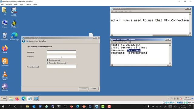 Setup L2TP Clinet on Windows 7 смотреть онлайн