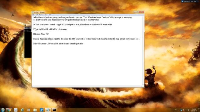 DiTech Tutorials - How to remove "Windows not genuine" смотреть онлайн