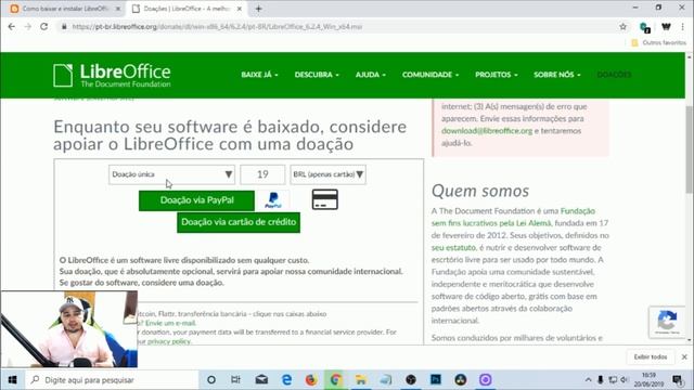 Como baixar e instalar LibreOffice no Windows, Alternativa ao Microsoft Office смотреть онлайн