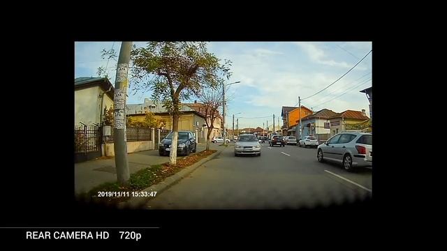 Junsun A910p mirror DVR camera video samples. смотреть онлайн