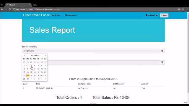 Order It- Android Based Food Ordering System- MCA project By Jai смотреть онлайн