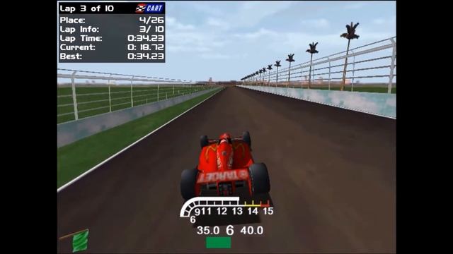 Microsoft CART Precision Racing (1997 - PC) Intro + Gameplay смотреть онлайн