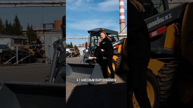 Какая спецтехника у нас есть и на что она способна? #экскаватор #погрузчик смотреть онлайн