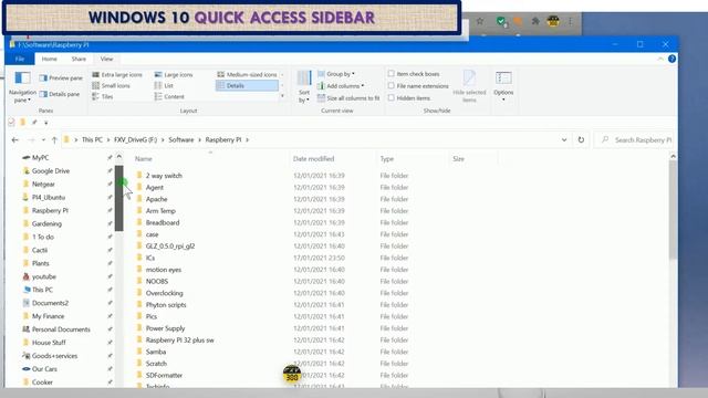 Quick Access Sidebar Windows 10 смотреть онлайн