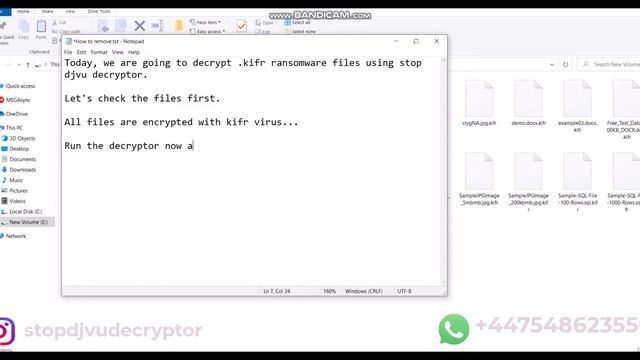 How to recover kifr virus effected files with stop djvu decryptor смотреть онлайн