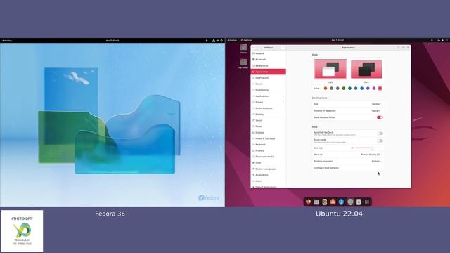 Ubuntu 22.04 LTS vs Fedora 36 смотреть онлайн