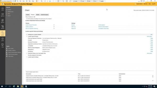 How to configure live update and schedule scan for Symantec Endpoint Protection 14.2.2 (part 4)