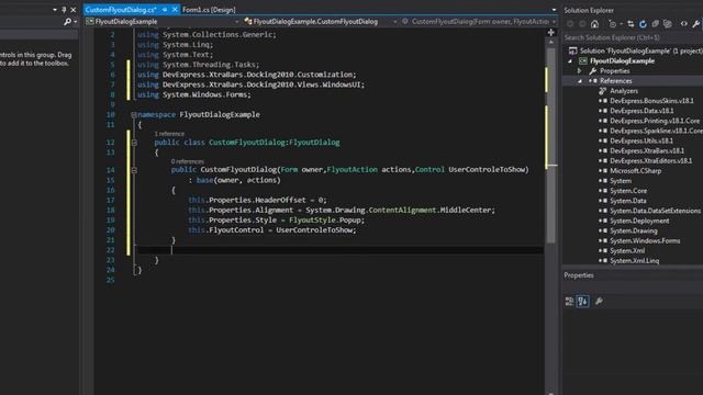 DevExpress C# How to Create Custom Flyout User Controle winform смотреть онлайн