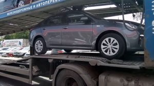 Как съезжает машина с автовоза