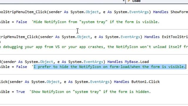 Practical VB.NET Tutorial- NotifyIcon смотреть онлайн