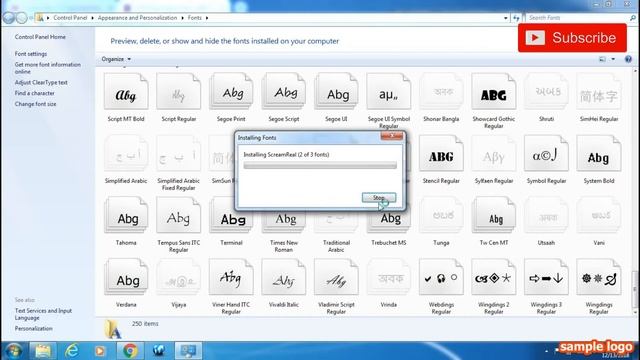 cara instal font kedalam system windows 7 смотреть онлайн