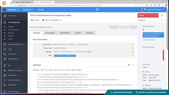 Error Monitoring & Crash Reporting for .NET MAUI Apps with Raygun смотреть онлайн