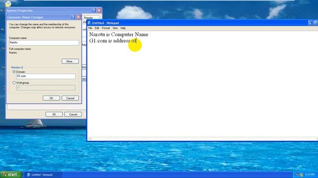 How to Join Domain Window XP смотреть онлайн
