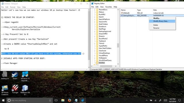 Speed up Windows 10 boot time! ( Windows 10 slow boot fix) смотреть онлайн