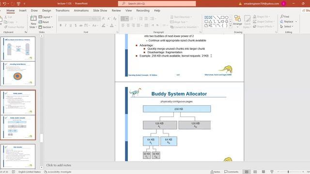 Virtual memory part3 Memory mapped files, kernel memory, Buddy system, Slab a بالعربي نظم تشغيل смотреть онлайн