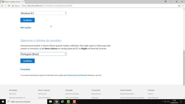COMO BAIXAR ISO OFICIAL DO WINDOWS 8.1 - 32 bits OU 64 bits смотреть онлайн