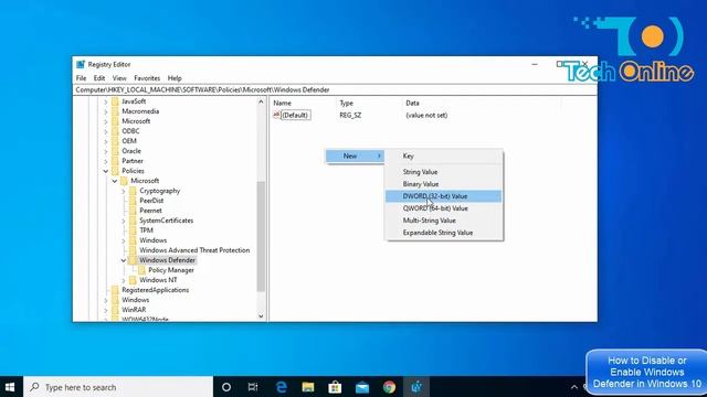 How to Disable or Enable Windows Defender on Windows 10 #Tech Online7 #techonline7 #Techonline смотреть онлайн