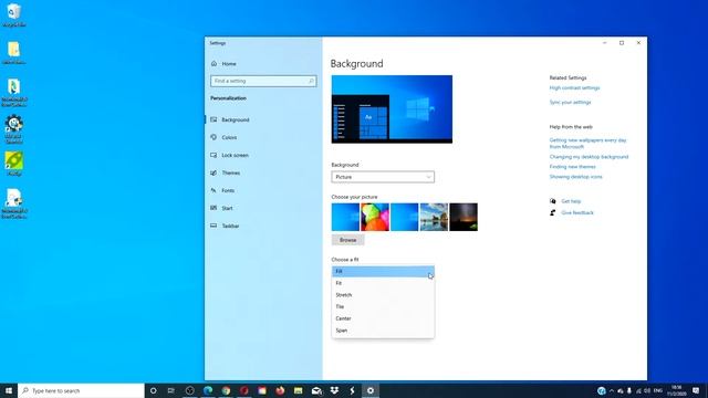 Center, Fill, Fit, Stretch, Tile, Span wallpapers in Windows 10 смотреть онлайн
