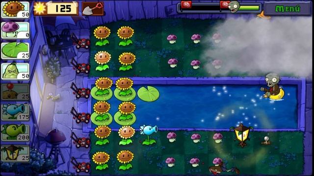 Plants vs Zombies Level 4-1 to 4-3 смотреть онлайн
