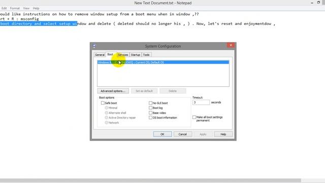 Window setup instructions to fix the boot menu when in window 100% смотреть онлайн