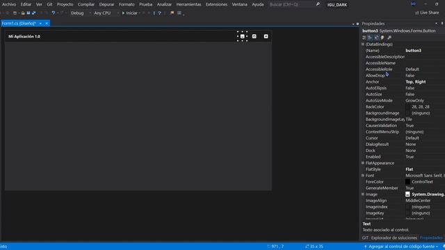 CREAR WINDOWS FORM CON BARRA DE TÍTULO Y BOTONES PROPIOS (TEMA OSCURO) смотреть онлайн