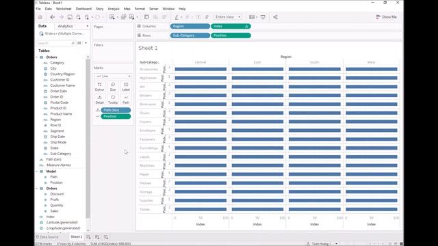 6.2. Miscellaneous - Creating a Gradient Bar Chart in Tableau смотреть онлайн