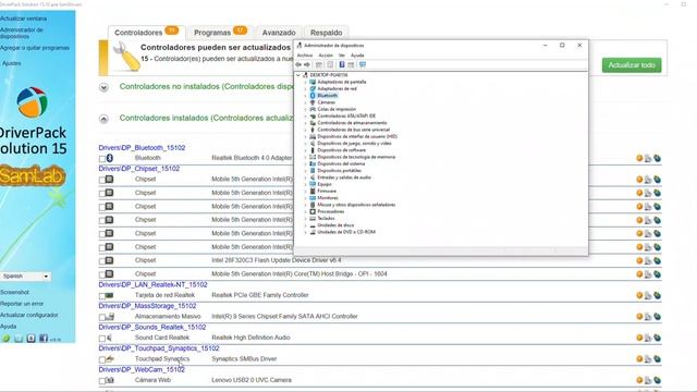 Actualización E Instalación de Drivers con SamDrivers y Driver Solution. смотреть онлайн