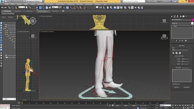 3ds Max Animation Tutorial - Rigging a Character 3D Model - Setup of the Cat Rig & Skinning смотреть онлайн