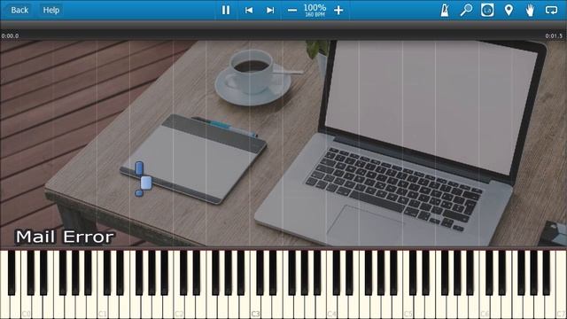 MacOS sounds in Synthesia смотреть онлайн