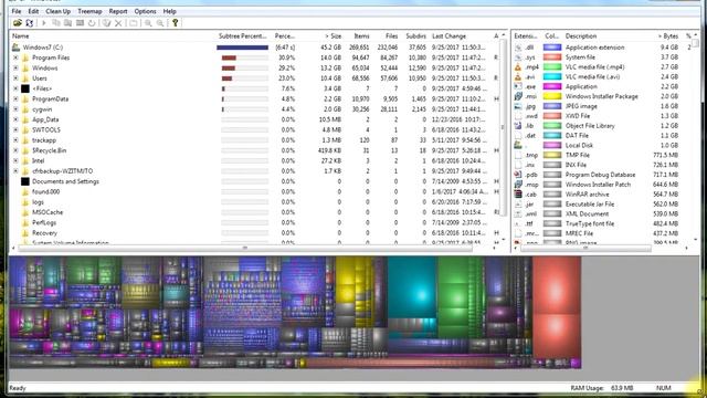 How to check disk usage statistics using windirstat смотреть онлайн