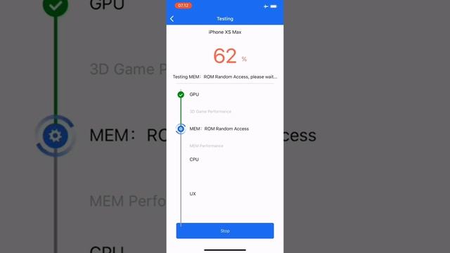 Iphone XS Max Antutu Benchmark V7