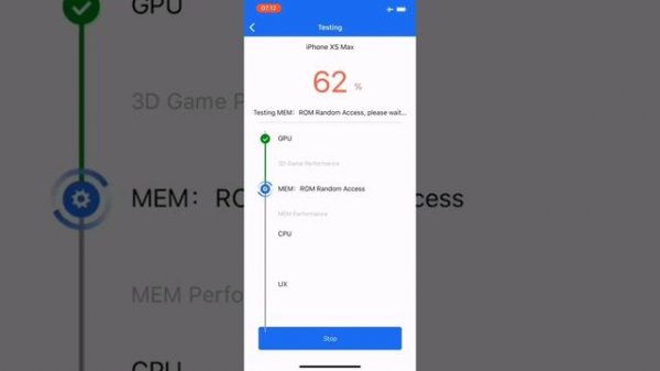 Iphone XS Max Antutu Benchmark v7