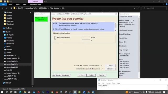 HOW TO REPAIR A PRINTER'S INK PAD IS AT THE END OF ITS SERVICE LIFE EPSON L120 смотреть онлайн