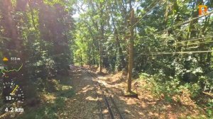 Рио-де-Жанейро - Бразилия, вид из кабины машиниста поезда HD